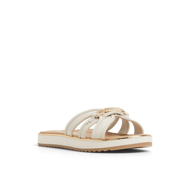 Aldo Harbora Women White Sandals (UK 6)