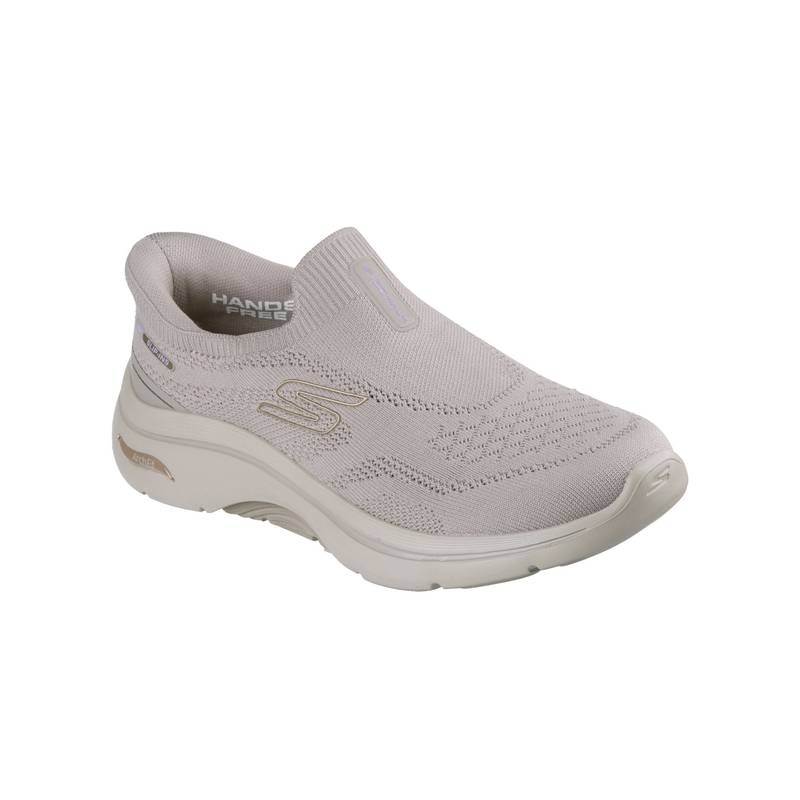 SKECHERS Women Go Walk Arch Fit 2.0 Tatum Taupe Walking Shoes (US 8)