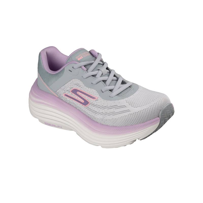 SKECHERS Women MAX CUSHIONING ENDEAVOUR Grey Running Shoes (US 7)