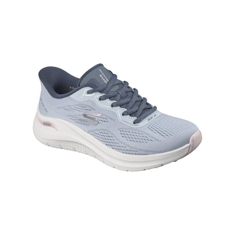 SKECHERS Women ARCH FIT 2.0 BOLD MOTION Blue Sneakers (US 8)