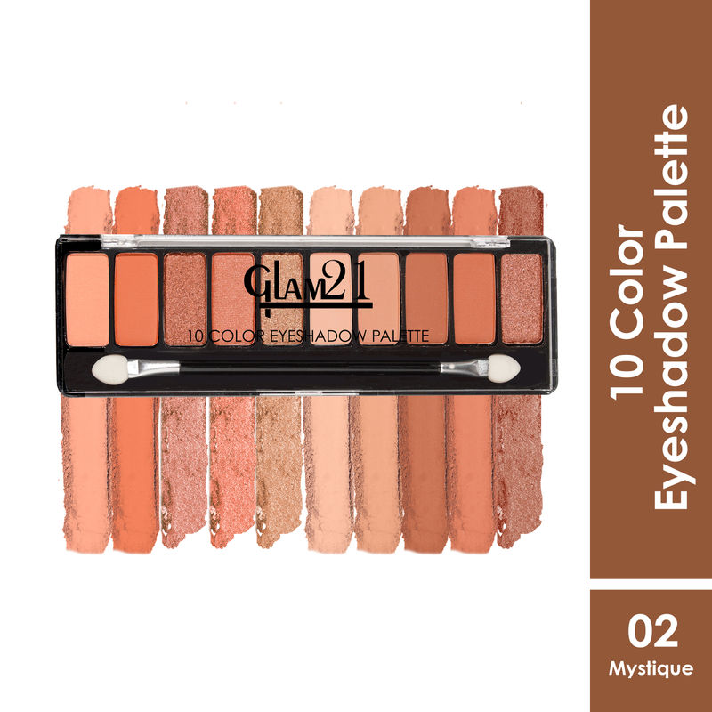 GLAM21 10 Color Eyeshadow Palette - Mystique