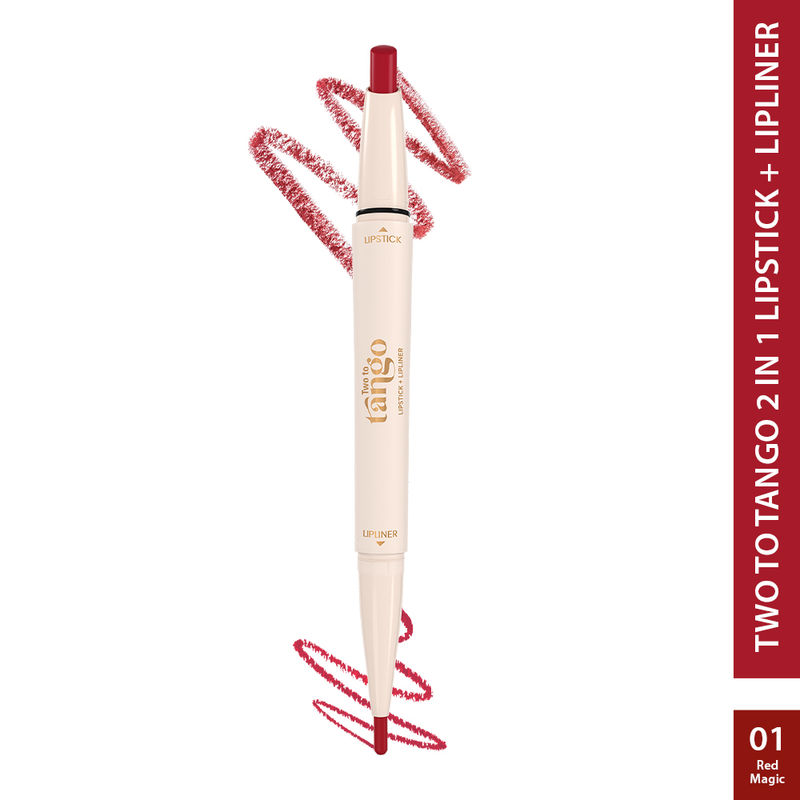 GLAM21 Two To Tango Lip Liner + Lipstick Duo - Red Magic