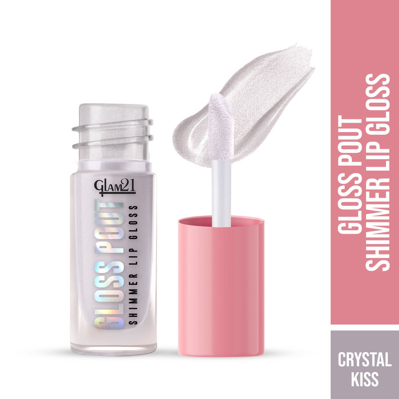 GLAM21 Pout Shimmer Lip Gloss - Crystal Kiss
