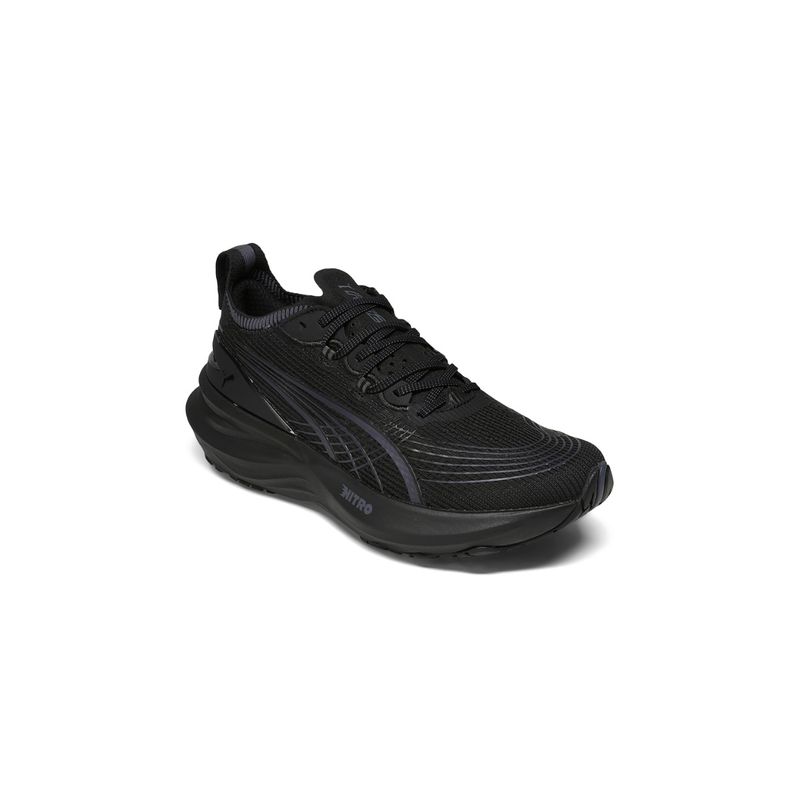 Puma Women ForeverRun NITRO 2 Wide Black Running Shoes (UK 3.5)