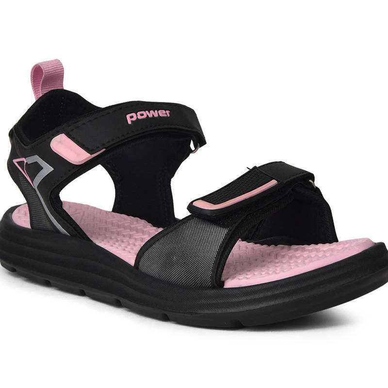 Power Women Black Sandals (UK 7)