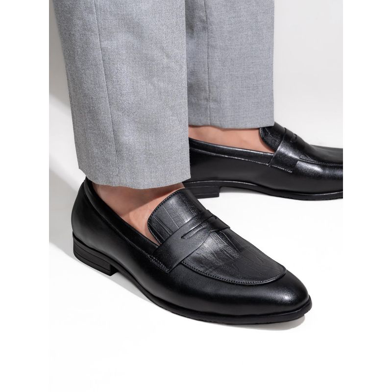 Hydes N Hues Men Black Loafers (EURO 42)