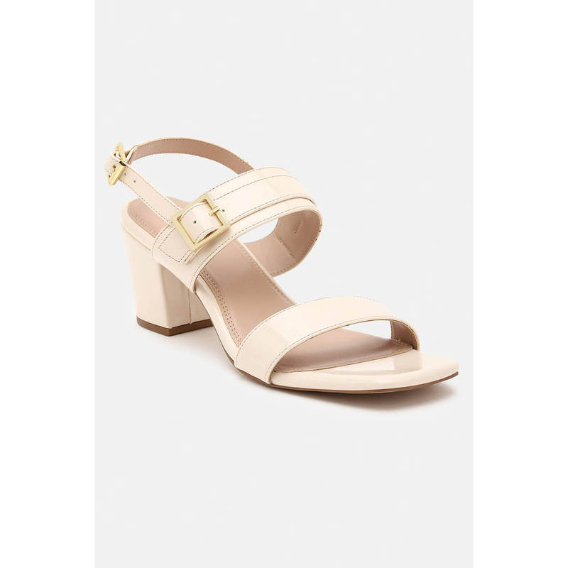 Van Heusen Women Beige Sandal Heels (UK 6)