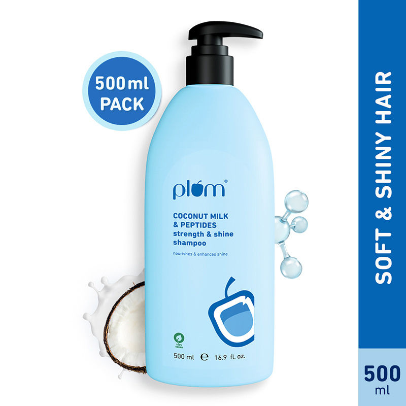 Plum Coconut Milk & Peptides Strength & Shine Shampoo