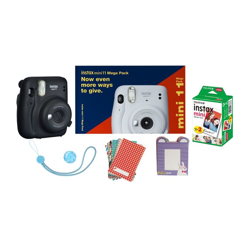 Buy Fujifilm Instax Mini 11 Camera Gray Mega Pack Online