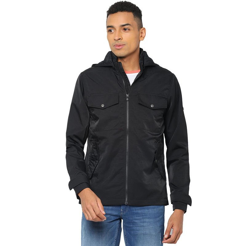 Allen Solly Black Jacket (3XL)