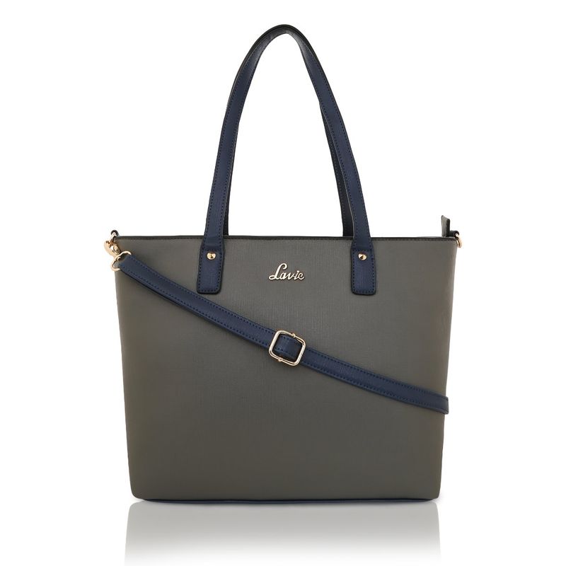 Buy LAVIE OMNIA SM SATCHEL Grey Handbags Online at Best Prices in India -  JioMart.