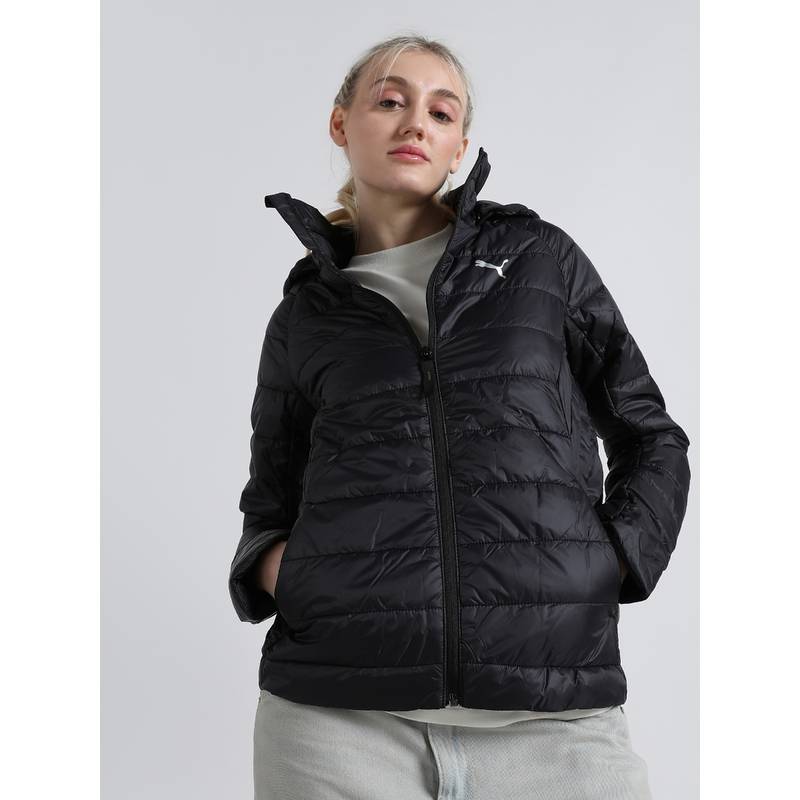 Puma Packlite Pwrwarm Hooded Womens Black Jacket (S)