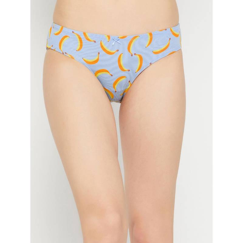 Clovia Cotton Spandex Low waist Outer elastic Bikini Panty (2XL)