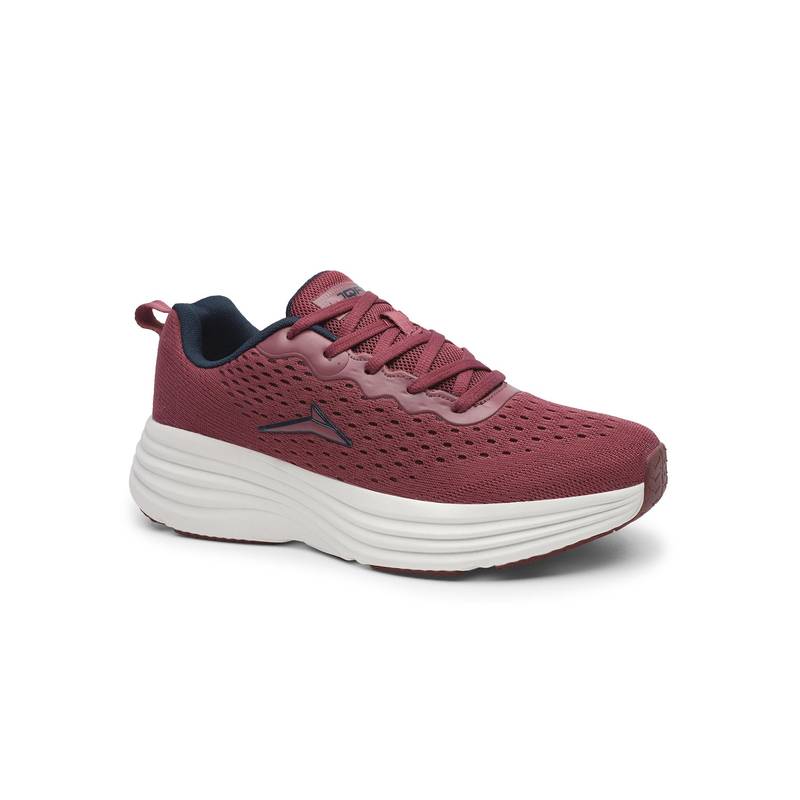 JQR BENNY Maroon Women Running Shoes (UK 4)