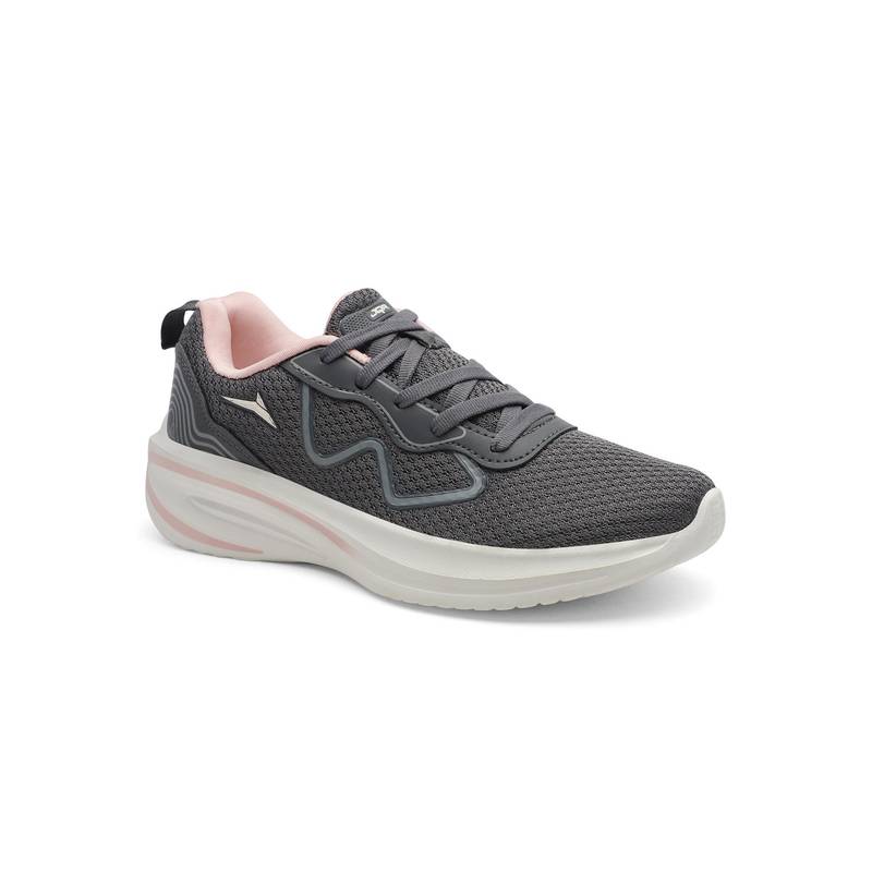 JQR CHARMY Grey Women Running Shoes (UK 4)