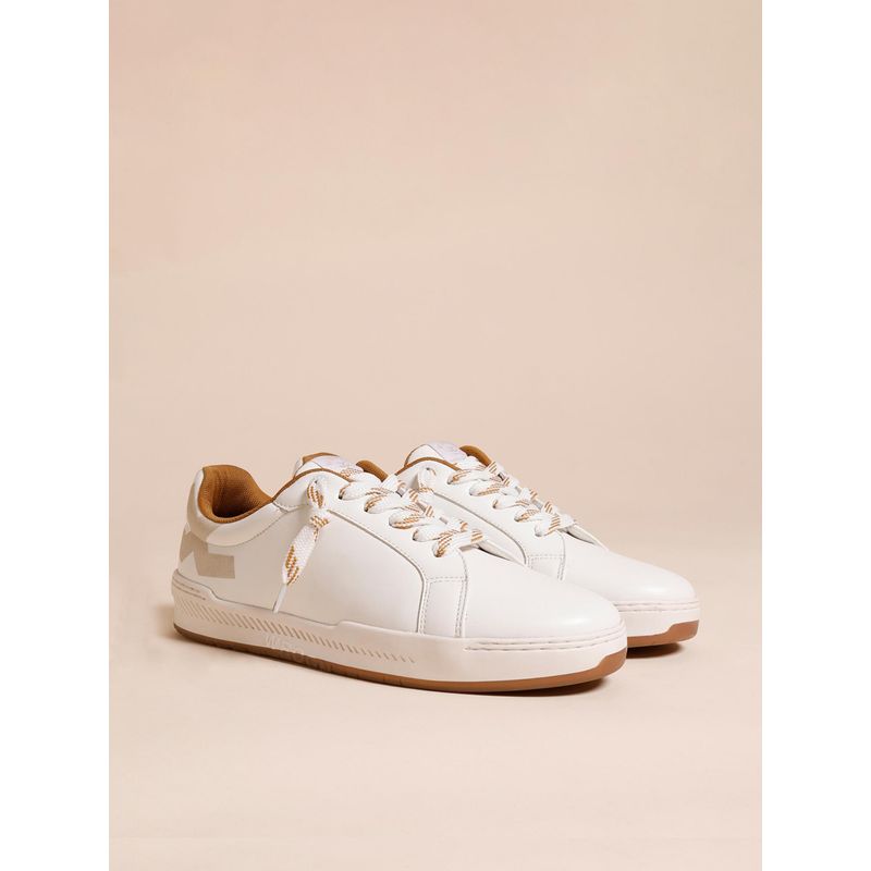 WROGN Men White Sneakers (UK 8)