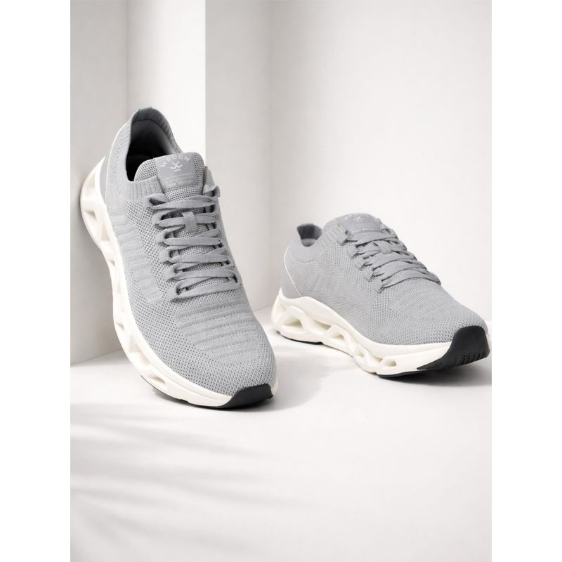 WROGN Men Grey Highball Airmesh Pebble Walking Shoes (UK 6)