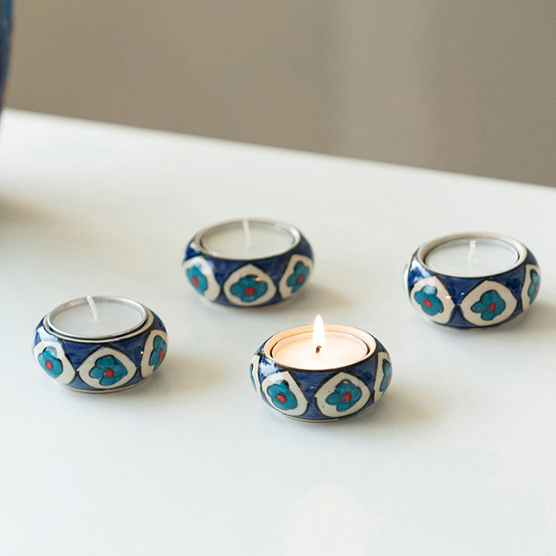 Mughal Jali Pattern Tealight Plater Pack Of 2