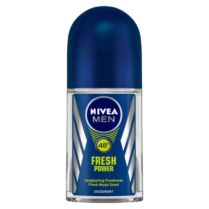 Nivea Men Deodorant Roll On Fresh Power 48h Long Lasting Freshness With Fresh Musk Scent Buy Nivea Men Deodorant Roll On Fresh Power 48h Long Lasting Freshness With Fresh Musk Scent Online
