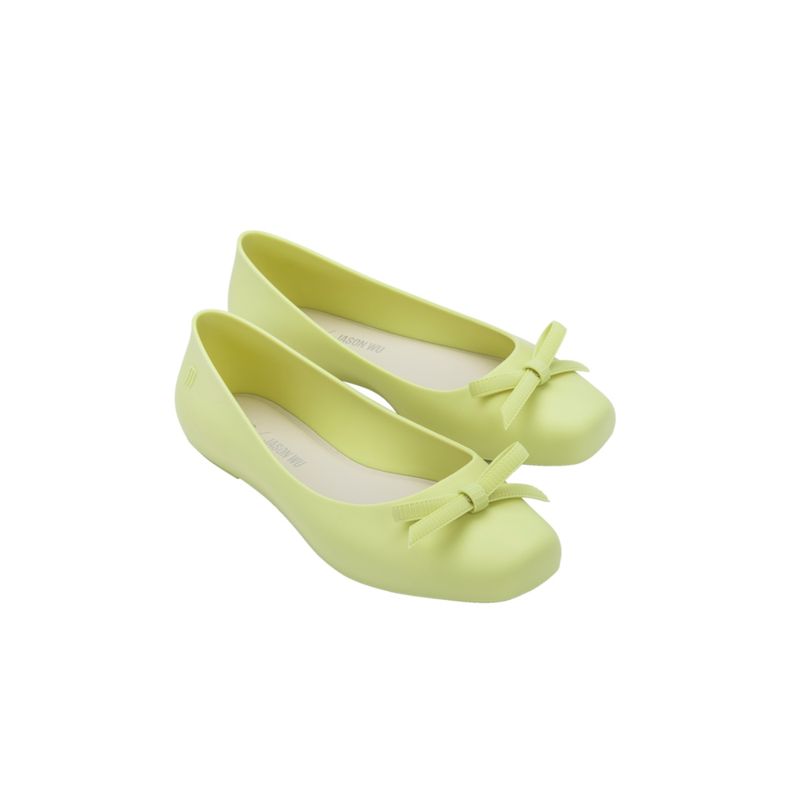 Melissa Aura X Jason Wu Ad Yellow Solid Ballerinas (UK 3)