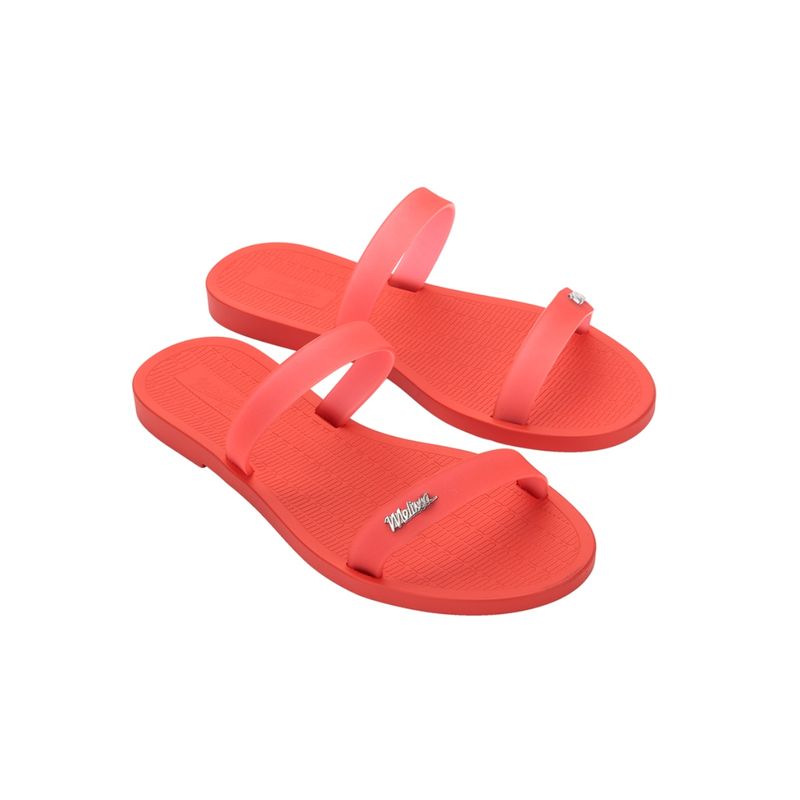 Melissa Sun Torrance Ad Red Solid Flats (UK 3)