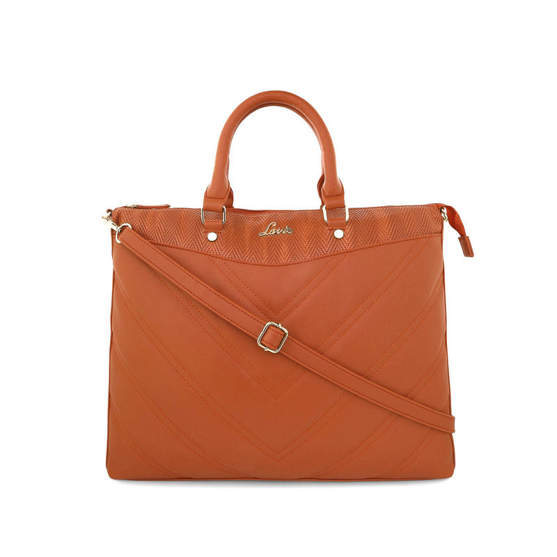 Lavie Brown Polyurethane Glowworm Latop Bags Buy Lavie Brown