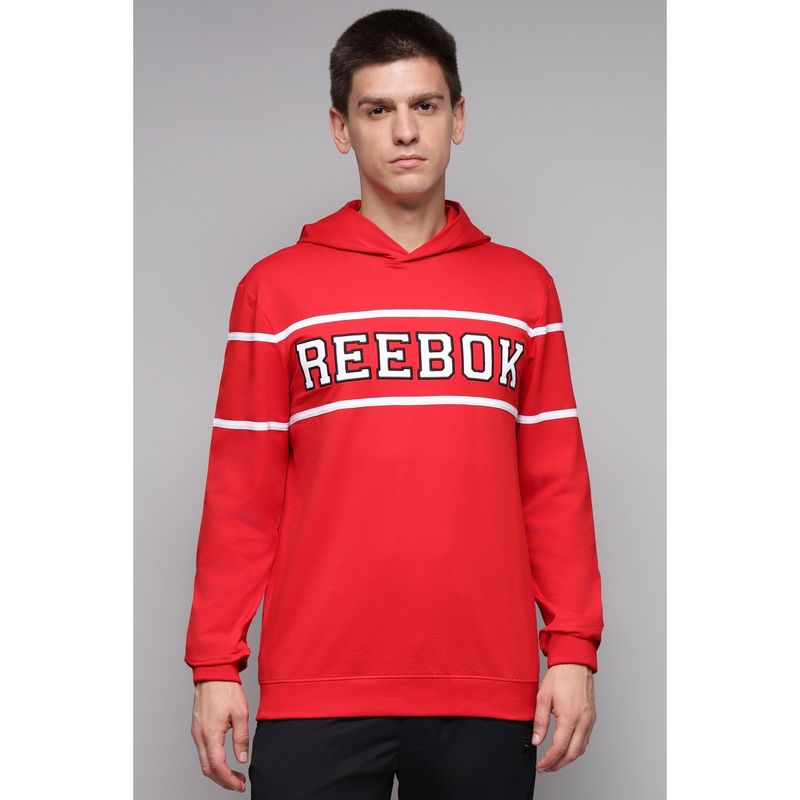 Reebok Men Red Hoodies (XS)