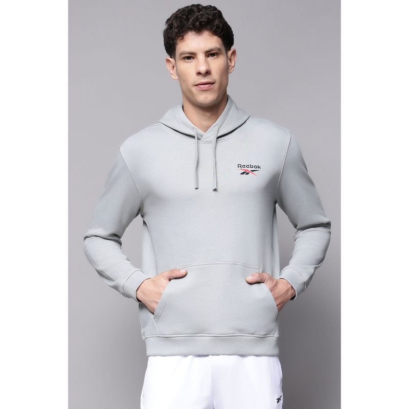 Reebok Men Grey Hoodies (S)