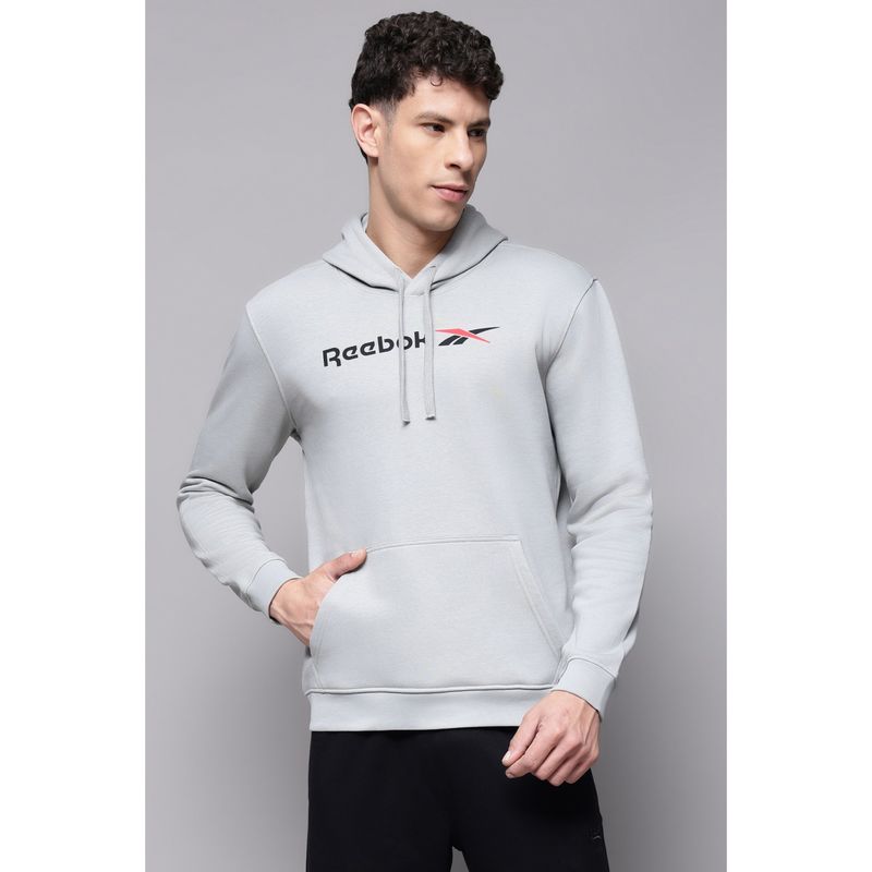 Reebok Men Grey Hoodies (S)
