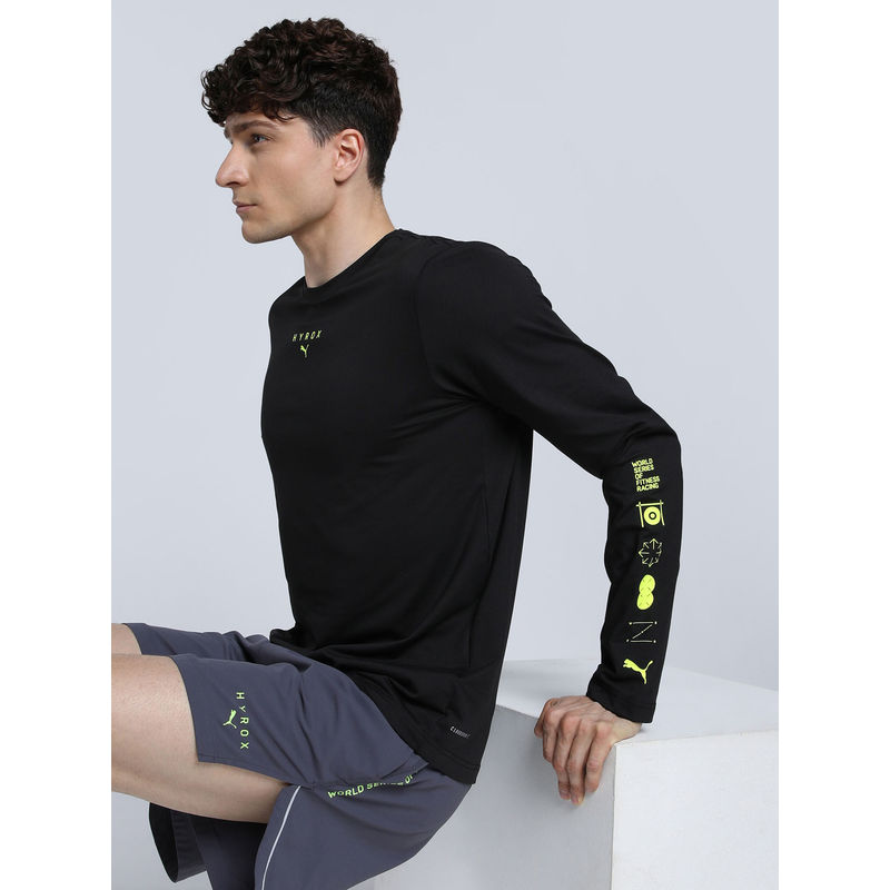 Puma HYROX Cloud spun LS Men Black T-Shirt (XL)