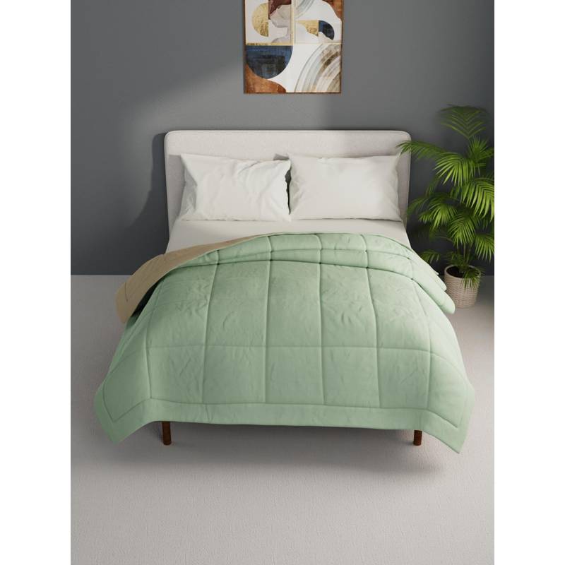 BIANCA Microfiber Reversible Comforter For All Weather - Multi-Color (Single)