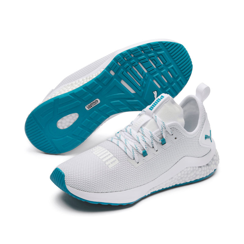 Footwear Puma Hybrid Nx White Grey Puma Hybrid Shoes White Puma