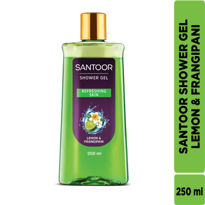 Santoor Lemon & Frangipani Shower Gel