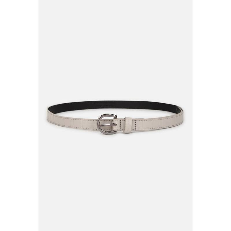 Van Heusen Women Beige Textured Belt (M)