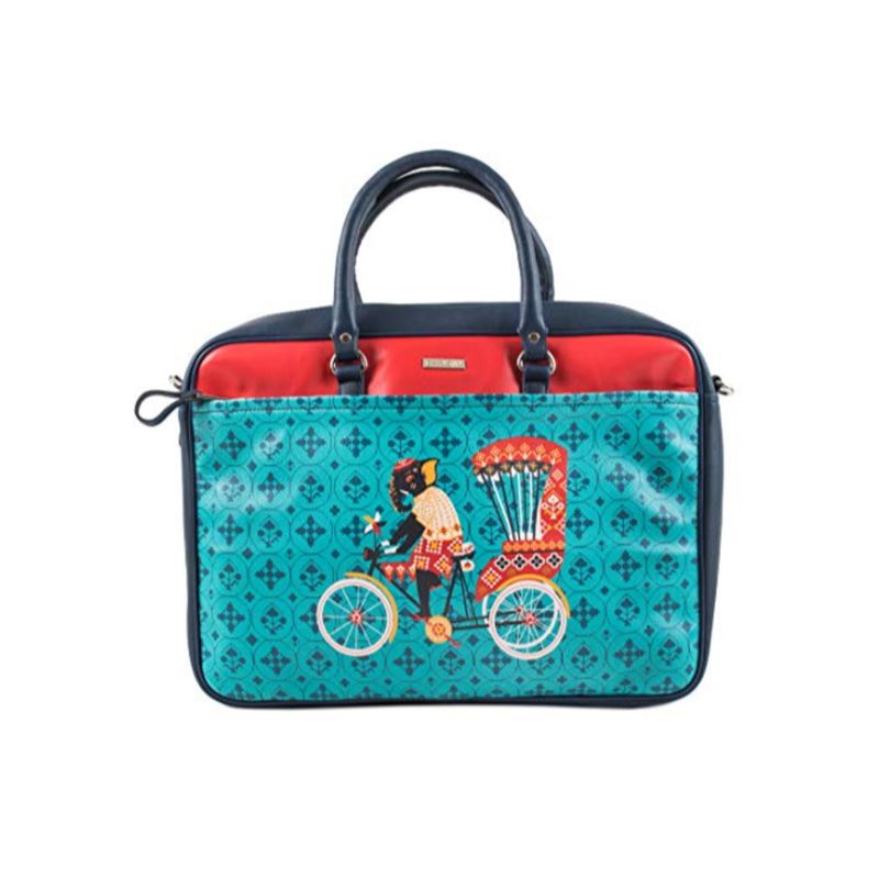 Buy Chumbak Elephant On Rickshaw Laptop Bag Online