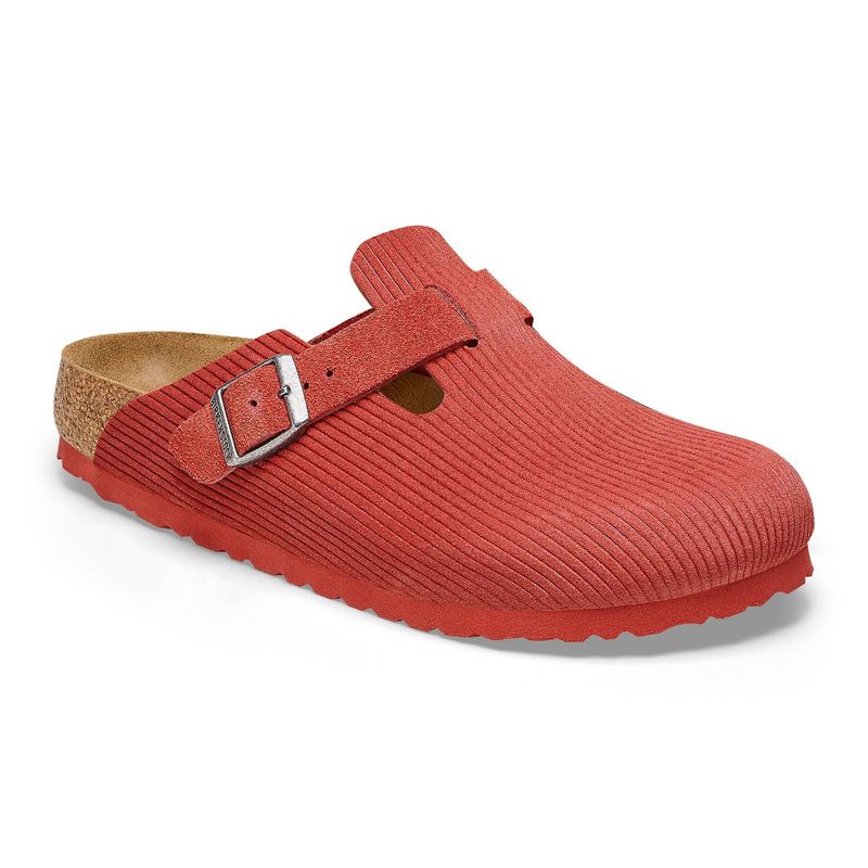 Birkenstock boston blue best sale suede