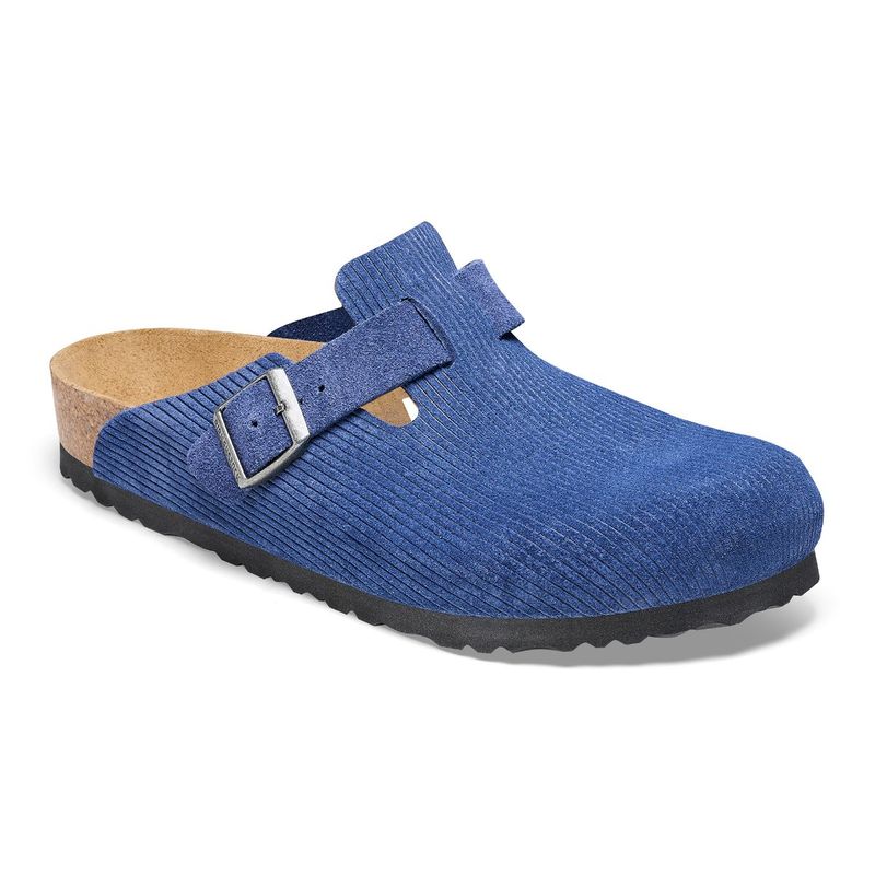 Birkenstock boston navy sale suede