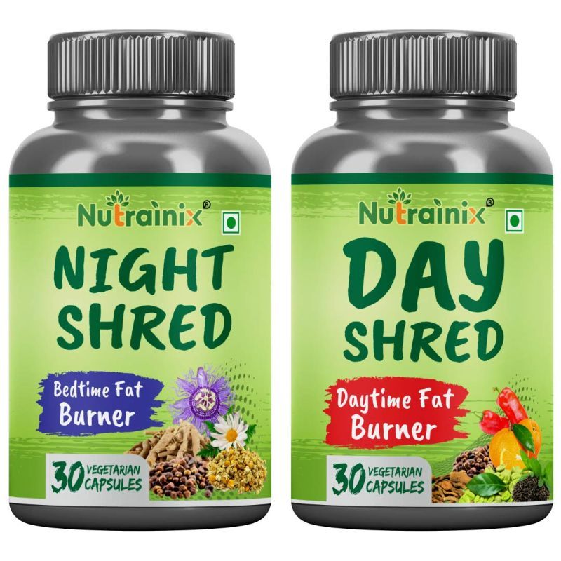 Buy Nutrainix Night Shred Bedtime Fat Burner And Nutrainix Day Shred Vegetarian Capsules Combo