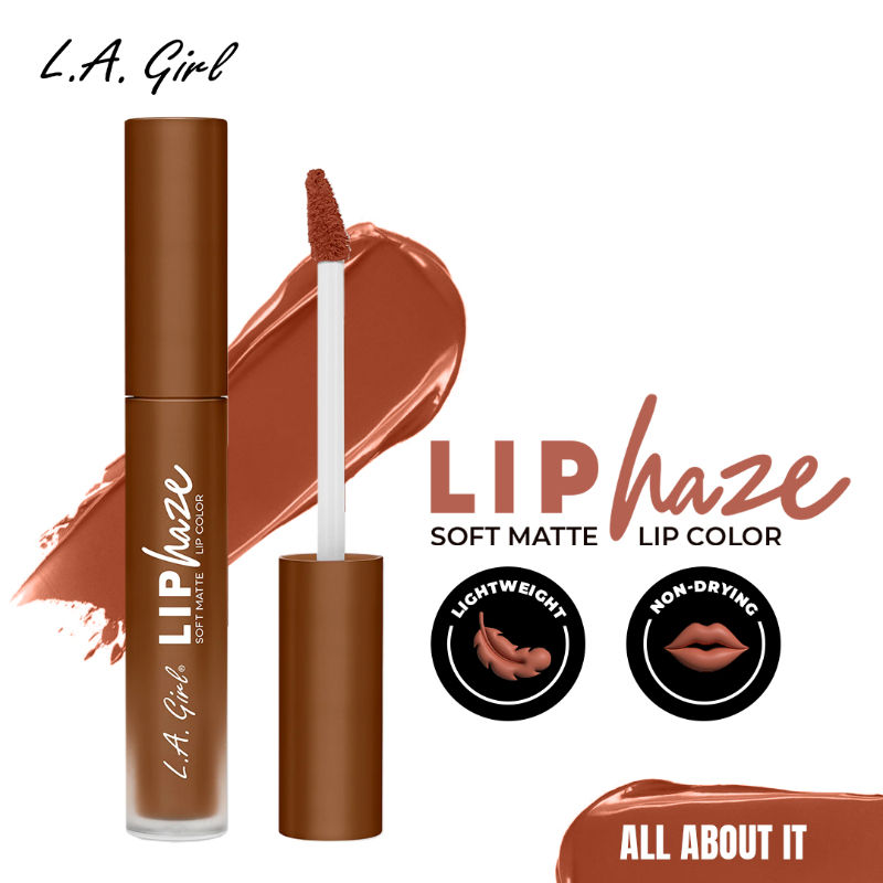 L.A. Girl Lip Haze Blurring Soft Matte Lip Color - All About It