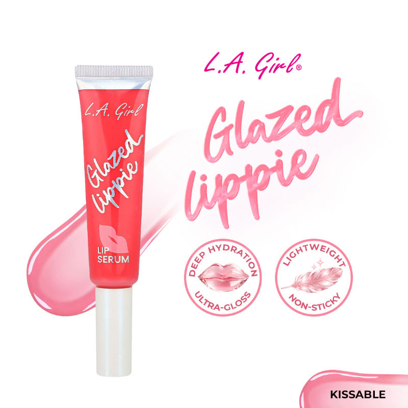 L.A. Girl On Cloud Nine Glazed Lippie Lipgloss Lip Serum - Kissable