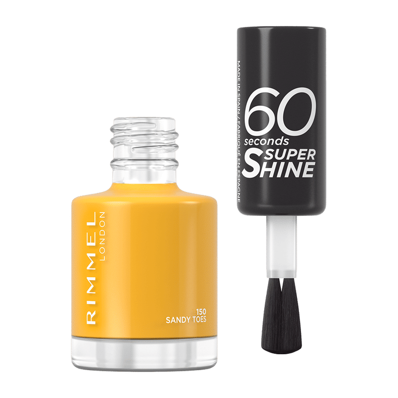 Rimmel London Colour Your Way 60 Second Super Shine Nail Polish-Sandy Toes 150