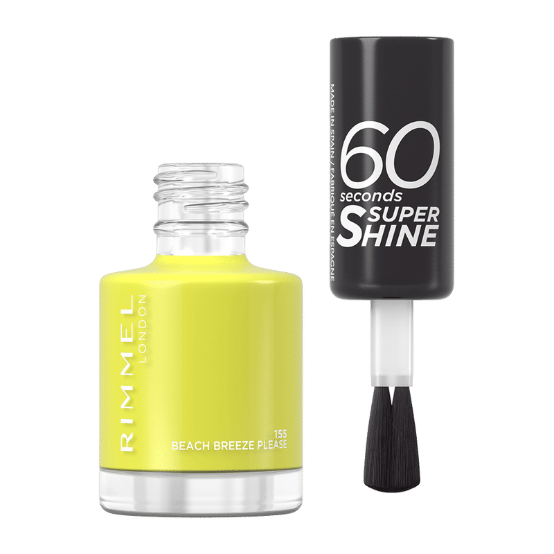 Rimmel London Colour Your Way 60 Second Super Shine Nail Polish-Beach Breeze Please 155