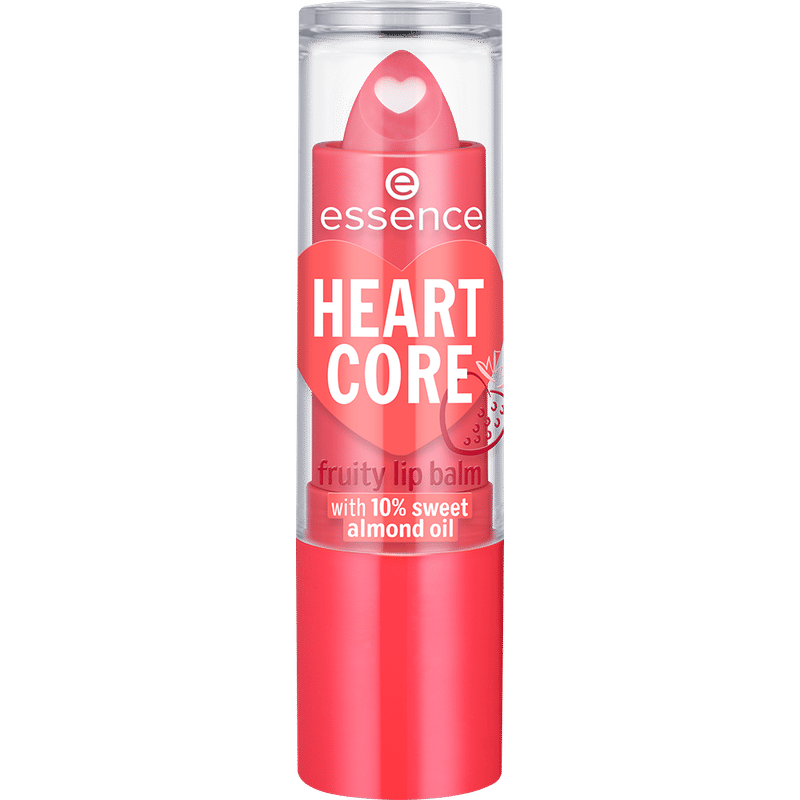Essence Heart Core Fruity Lip Balm-02 Sweet Strawberry