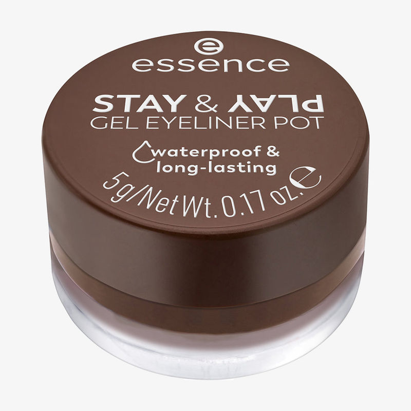 Essence Stay & Play Gel Eyeliner Pot-Brown 02