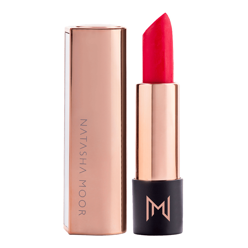 Natasha Moor Cosmetics Silk Suede Matte Lipstick-Fearless