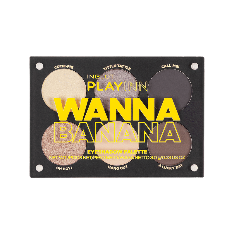 Inglot Playinn Eyeshadow Palette-Wanna Banana