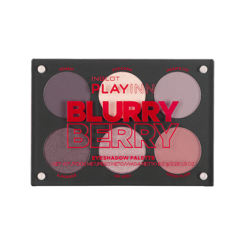 Inglot Playinn Eyeshadow Palette-Blurry Berry