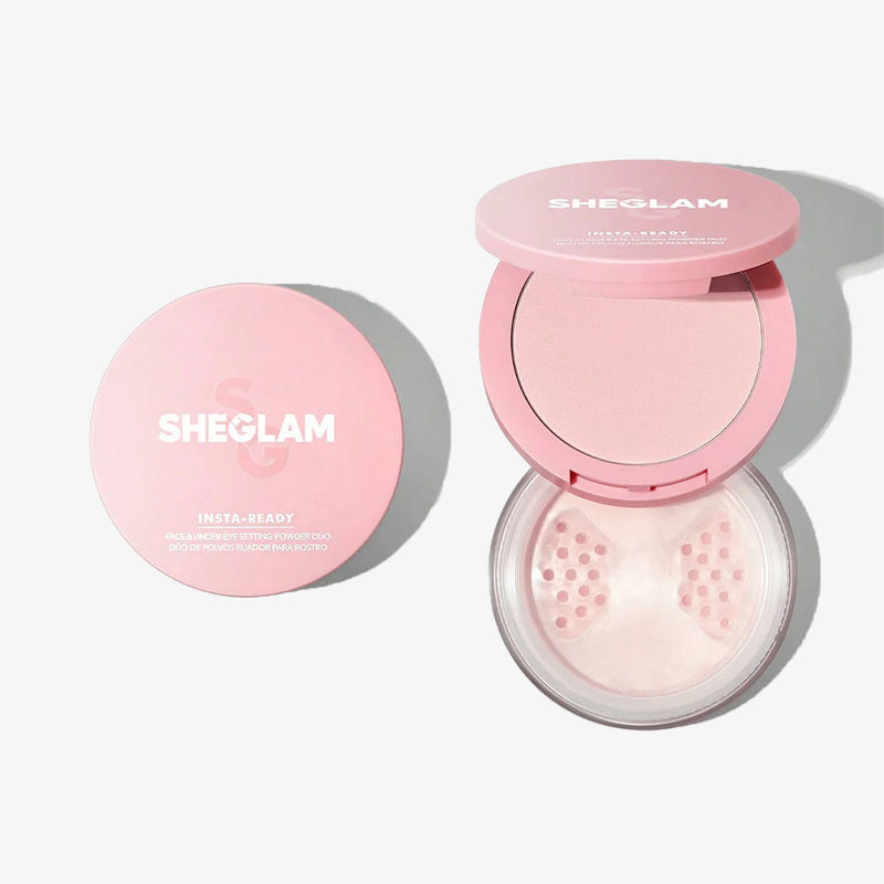 Sheglam Insta-Ready Face & Under Eye Setting Powder-Duo B