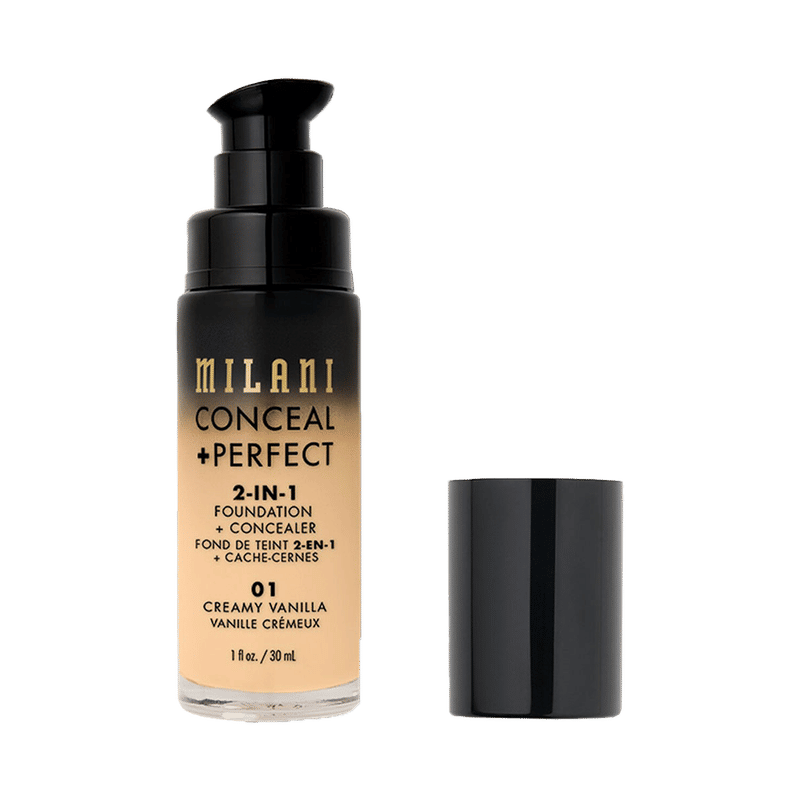 Milani Conceal & Perfect 2-in-1 Foundation-01 Creamy Vanilla
