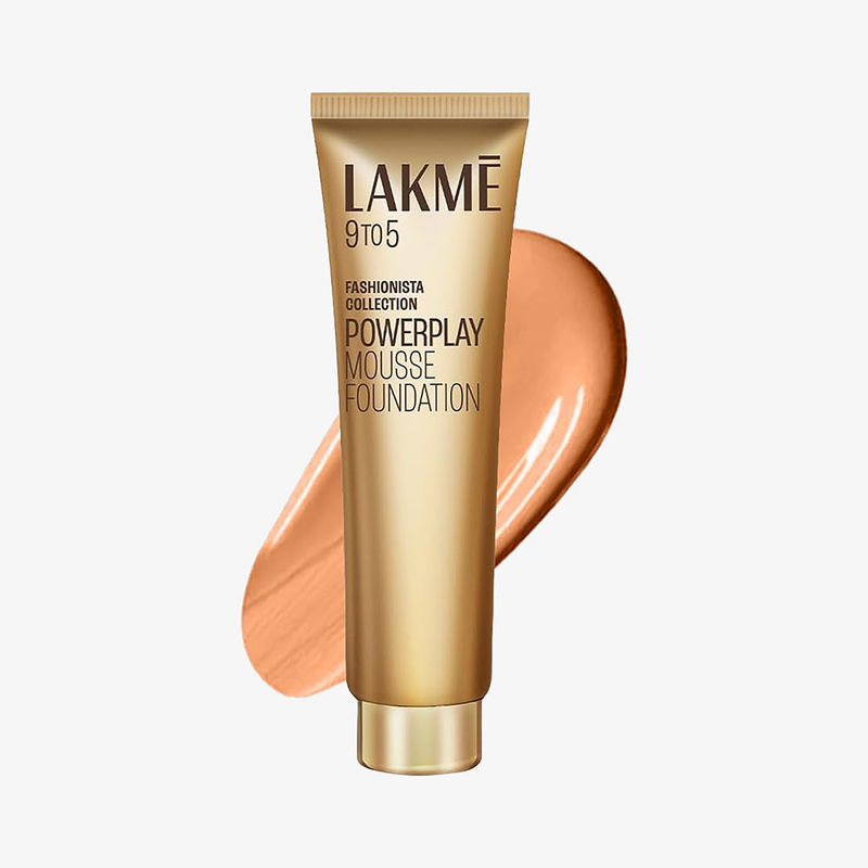 Lakme 9 to 5 Powerplay Mousse Foundation-Rose Ivory